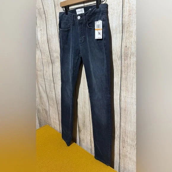 Men's Frame Denim L’Homme Dark Blue Jeans, Size 29 - Picture 3 of 6